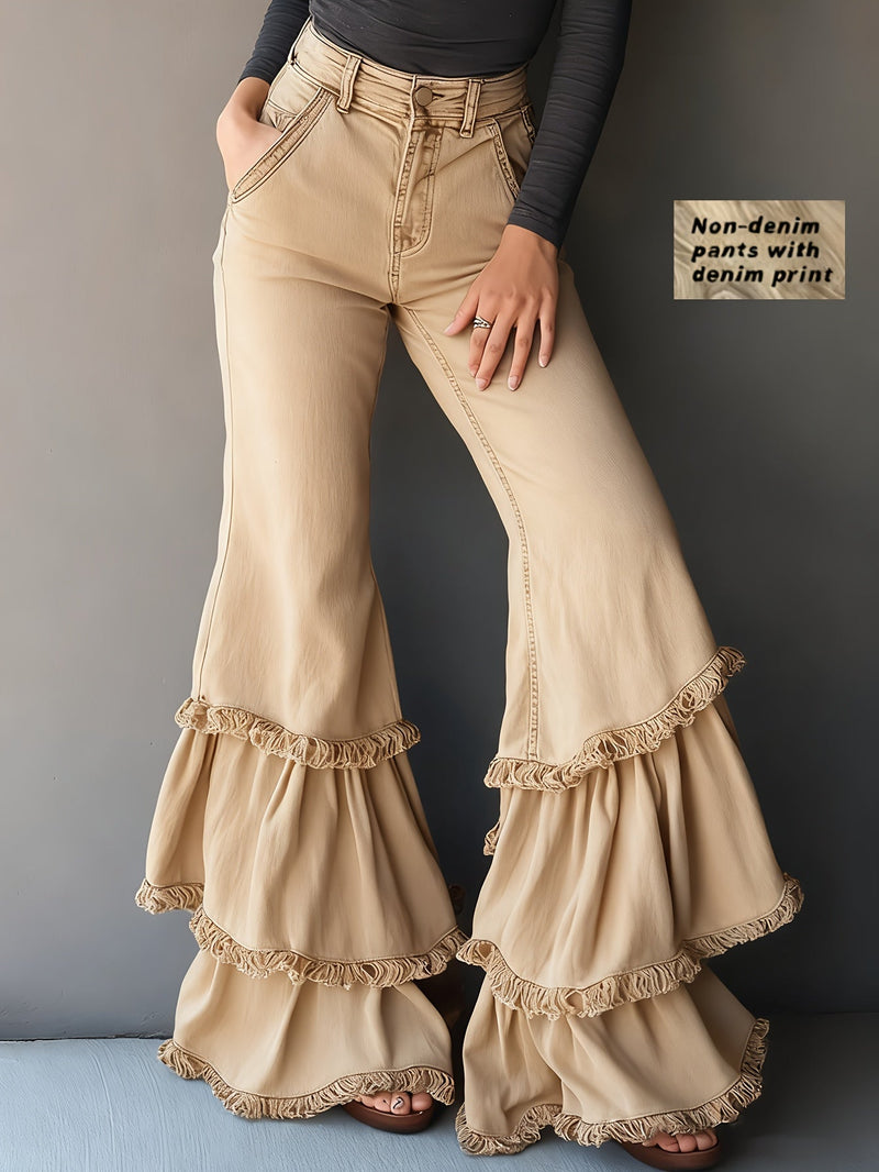 PANTALÓN CASUAL FLARE MINIMAL