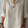 Zamma | Blusa de Lino Relajada con Escote en V
