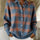 Victoria | Cárdigan de Cuadros Retro con Contraste Casual
