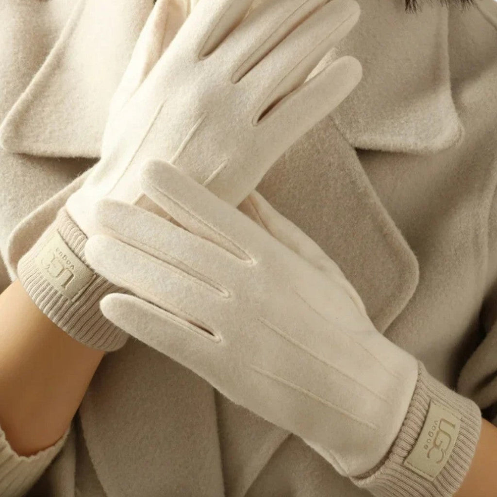 GUANTES TÁCTILES DE CACHEMIRA SUAVE