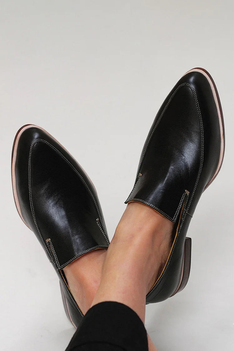 SOFÍA™ | MOCASINES PATCHWORK NEGROS
