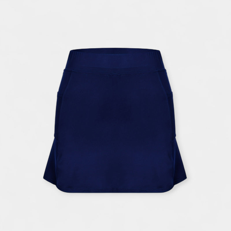 Pantalones cortos de cintura alta con falda