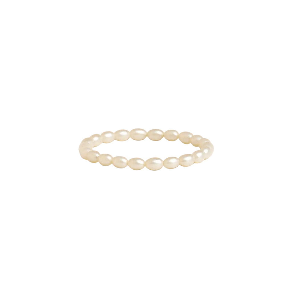ANILLO VALENTINO COSTA ARO DE PERLAS BLANCAS