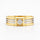 ANILLO VALENTINO COSTA GEOMÉTRICO CON CIRCONITA