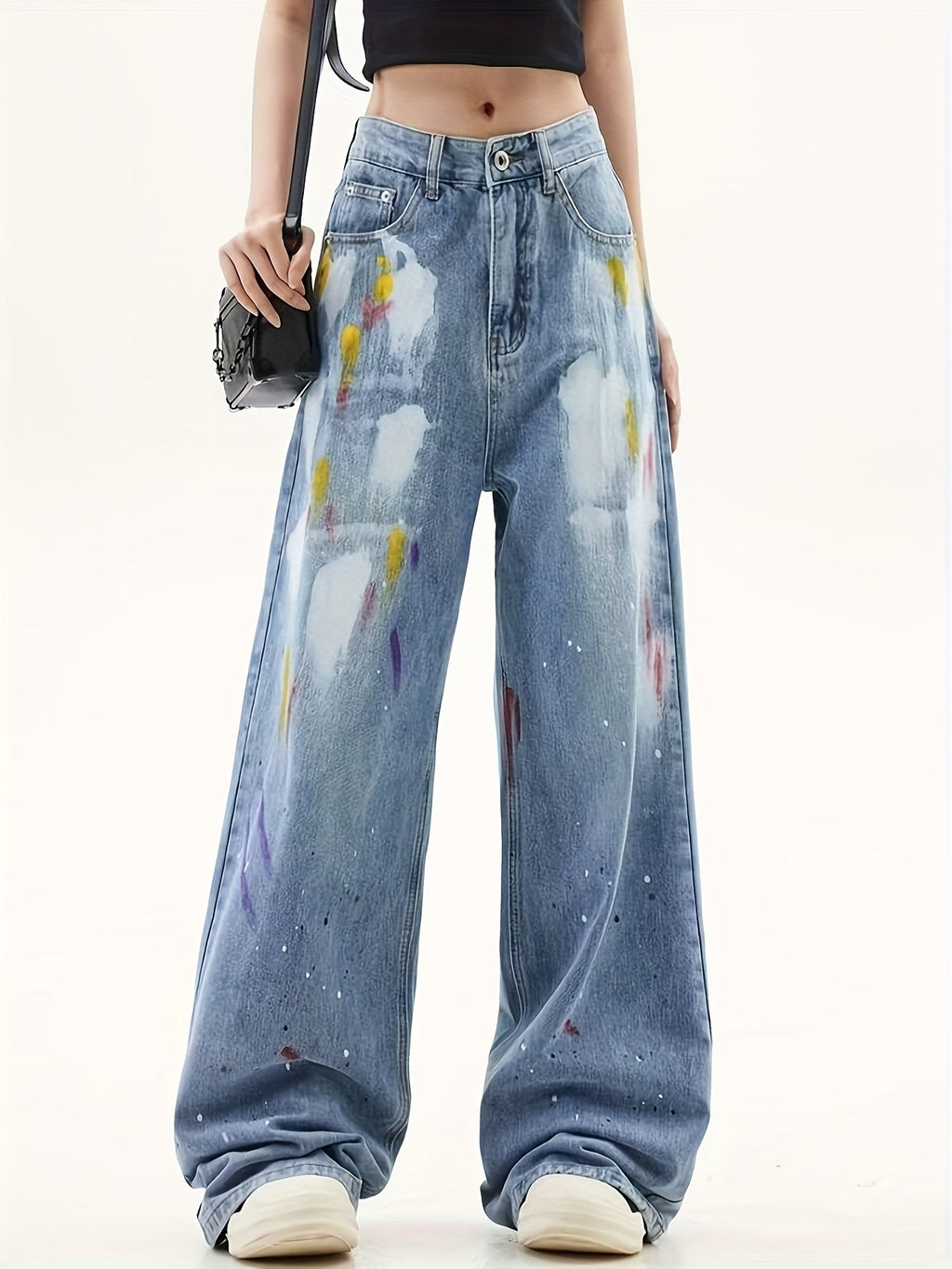 PANTALÓN PRINT GRÁFICO FLARE STREET