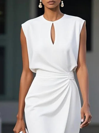MARÍA | VESTIDO MIDI DE DISEÑO
