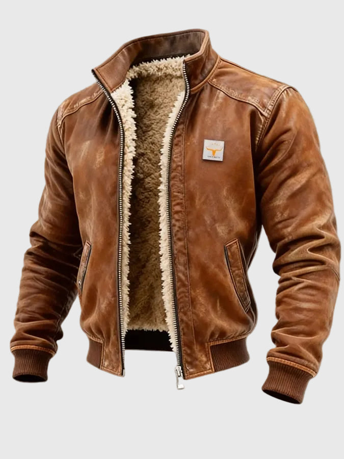 Benson | Chaqueta de Cuero Térmica