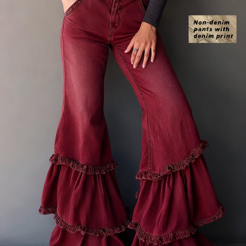 PANTALÓN CASUAL FLARE MINIMAL