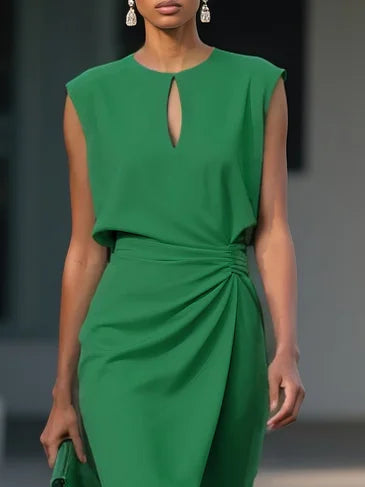 MARÍA | VESTIDO MIDI DE DISEÑO