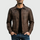 Rafael | Chaqueta de Cuero Clásica con Cremallera