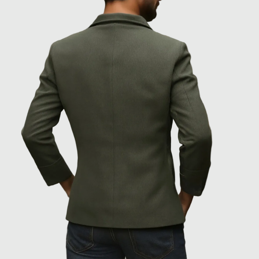 Héctor | Chaqueta de Pana con Cuello Mao