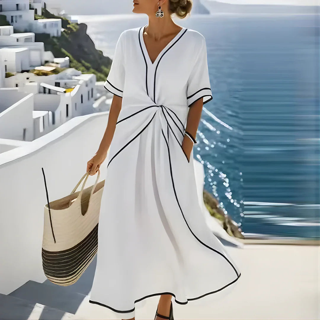 VALENTINA | VESTIDO BRISA DE PRIMAVERA SANTORINI
