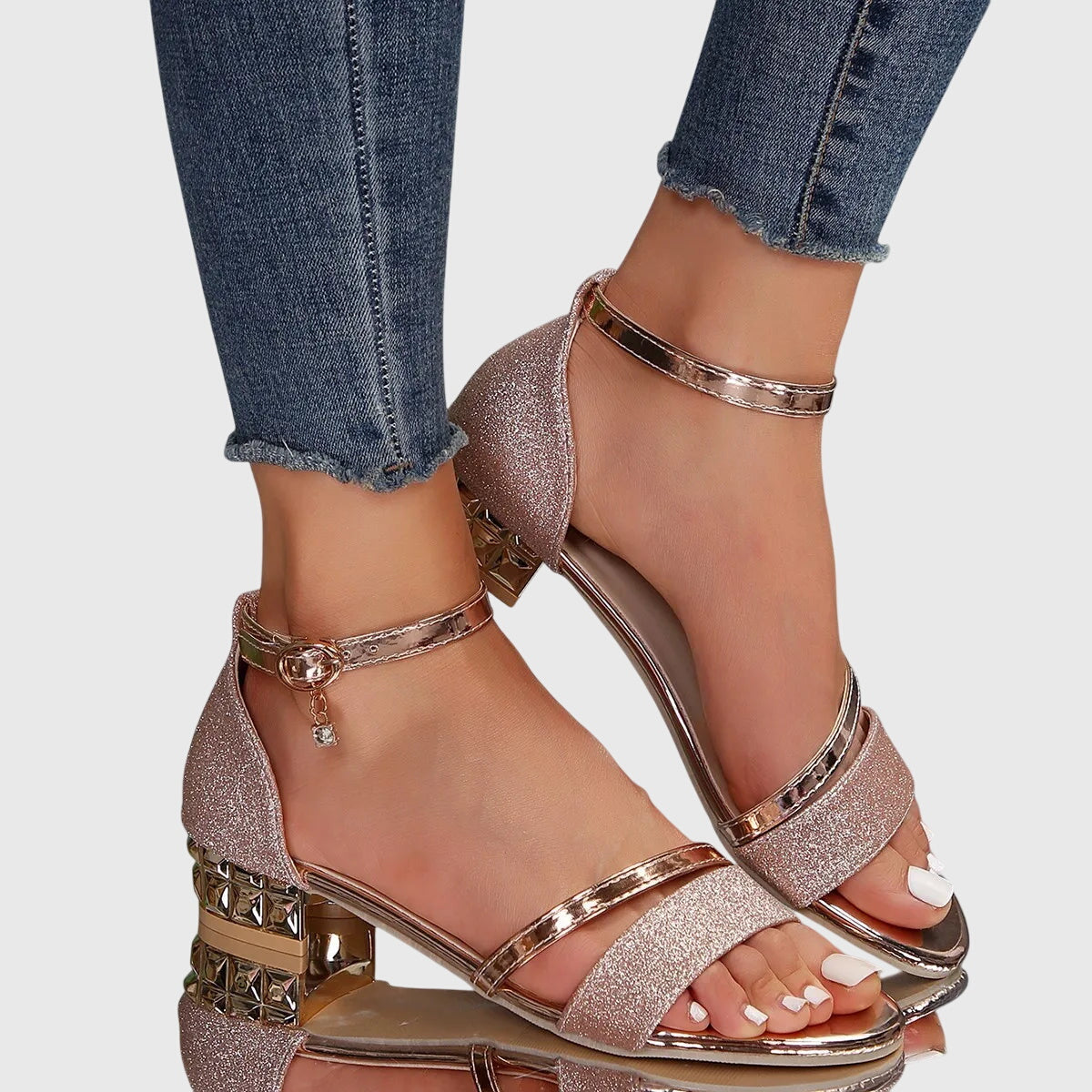 Alison | Sandalias ortopédicas con tacón