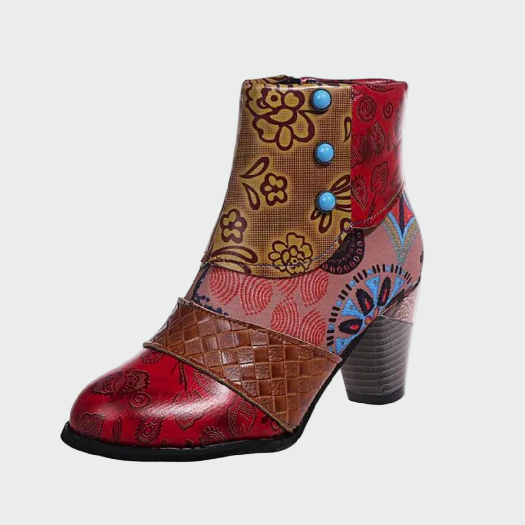 Adriana | Botas Ortopédicas Impermeables Con Estilo Boho