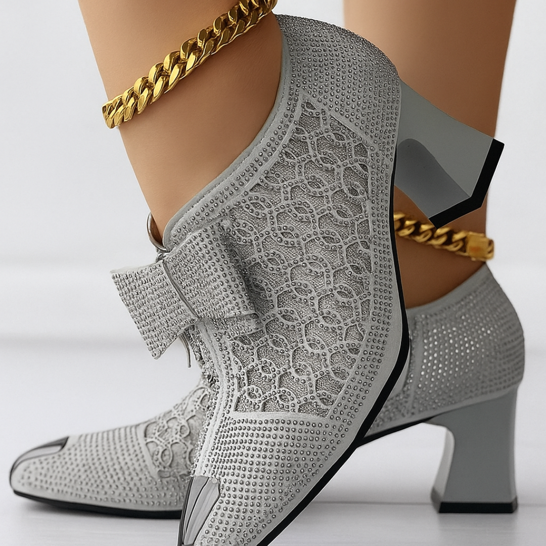 Zapatos de Tacón Vivienne con Lazo