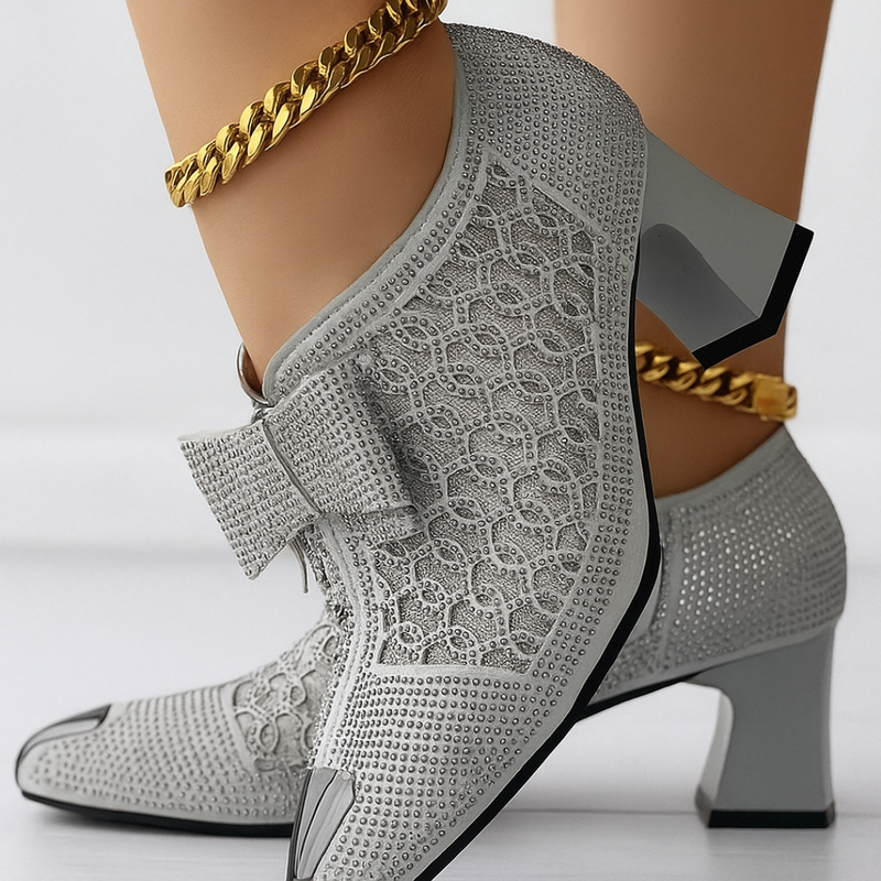 Zapatos de Tacón Vivienne con Lazo