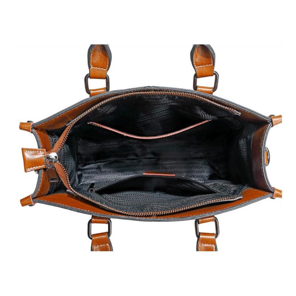 BOLSO TOTE EN PIEL