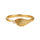 ANILLO VALENTINO COSTA ALA DORADA CON CIRCONITA