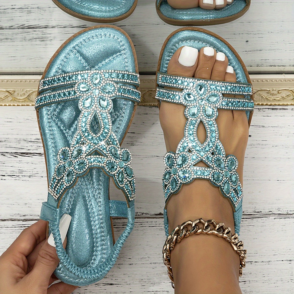 LUCÍA | SANDALIAS CRYSTAL ELEGANCE