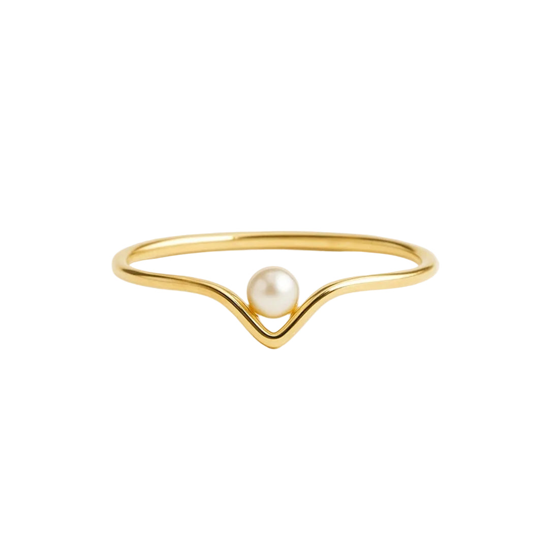 ANILLO VALENTINO COSTA V PERLA MINIMAL