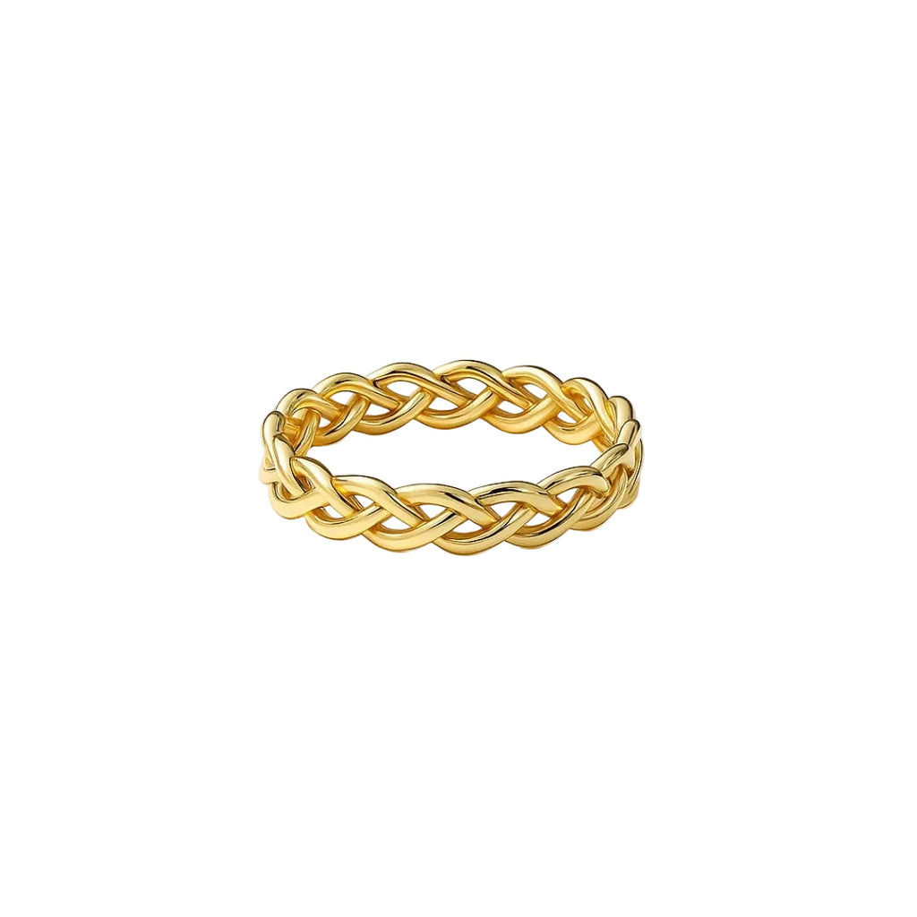 ANILLO VALENTINO COSTA DORADO TIPO CADENA