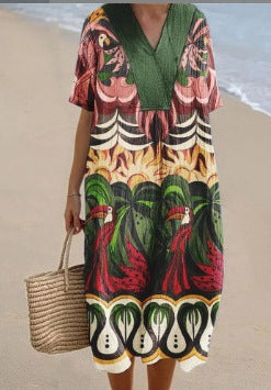 Vestido Boho Mediterráneo