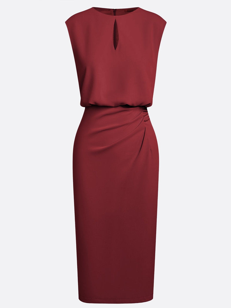 MARÍA | VESTIDO MIDI DE DISEÑO