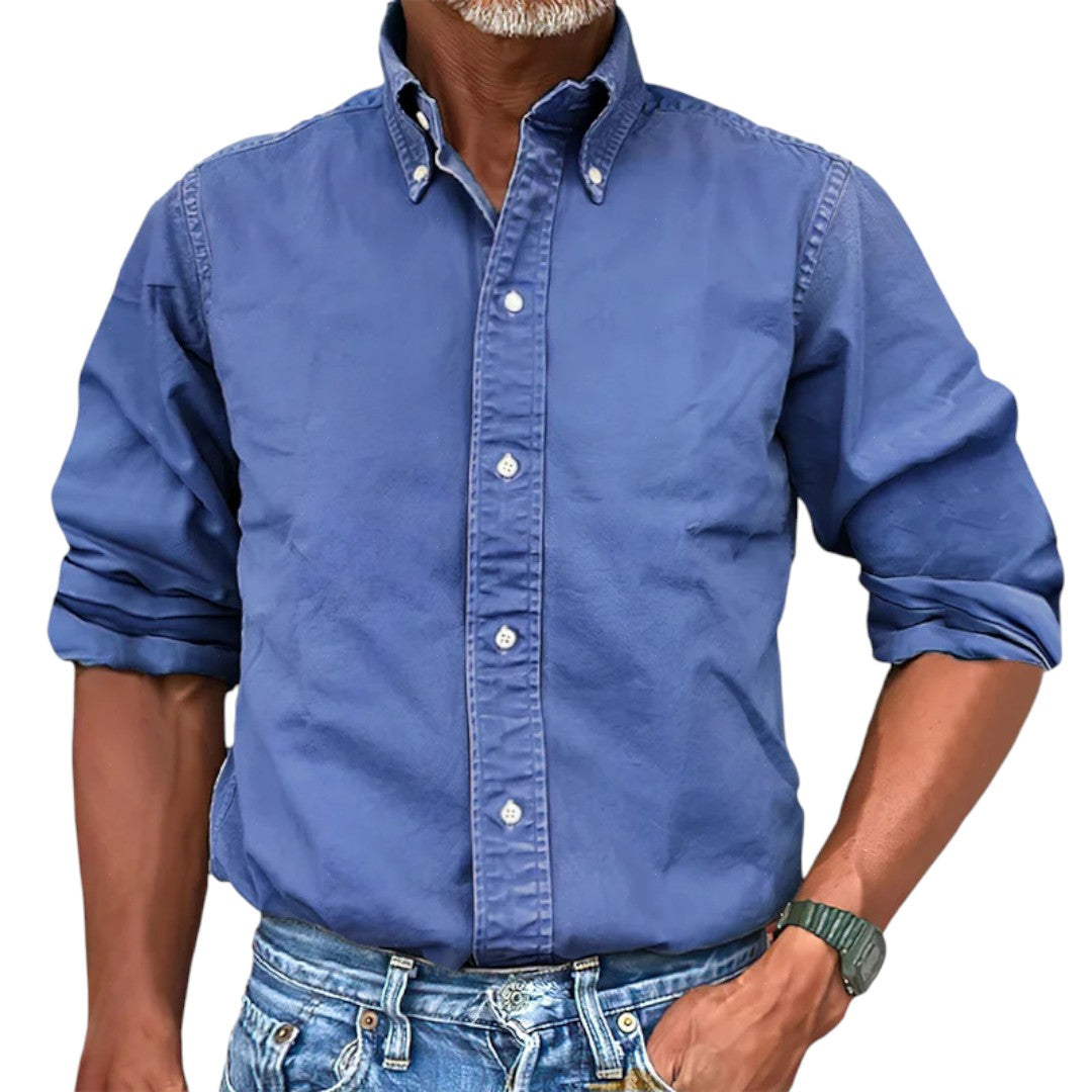 Javier | Camisa de manga larga sin arrugas