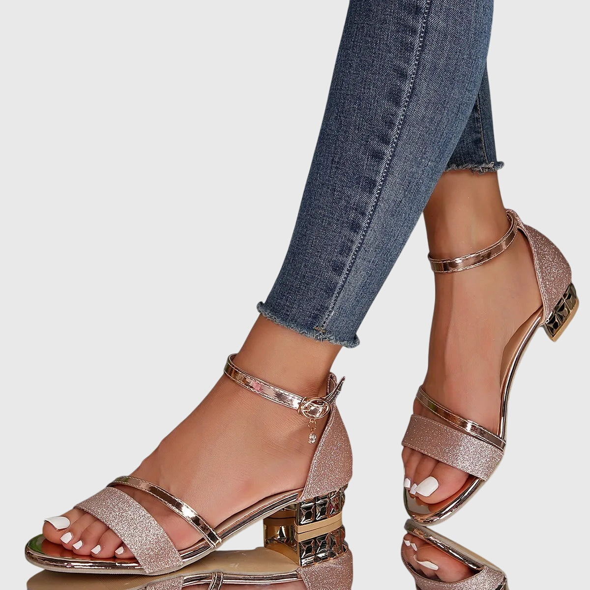 Alison | Sandalias ortopédicas con tacón