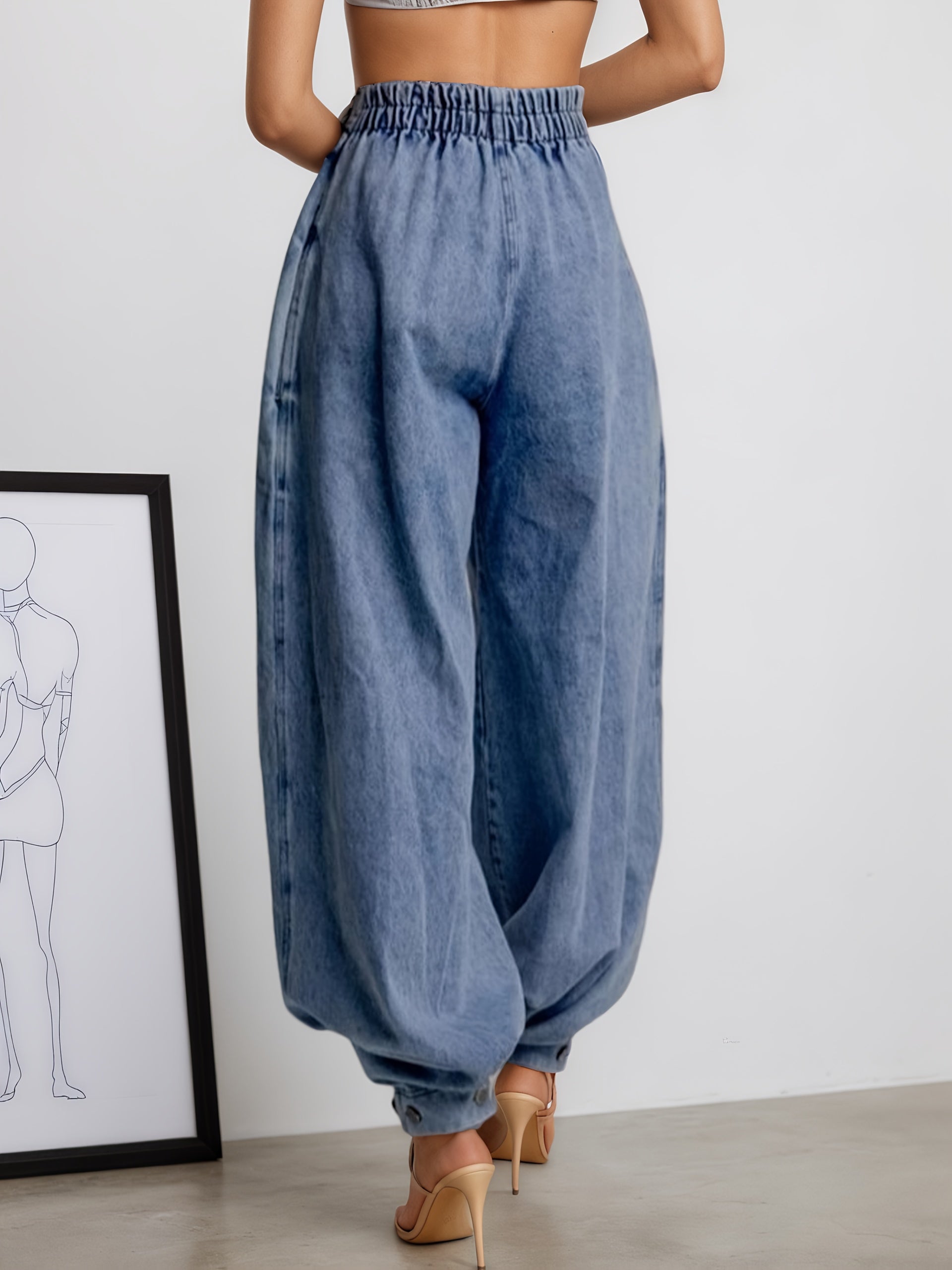 PANTALÓN HAREM VINTAGE JOGGER