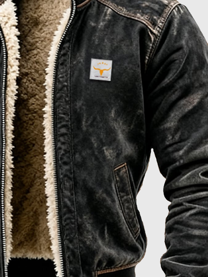 Benson | Chaqueta de Cuero Térmica