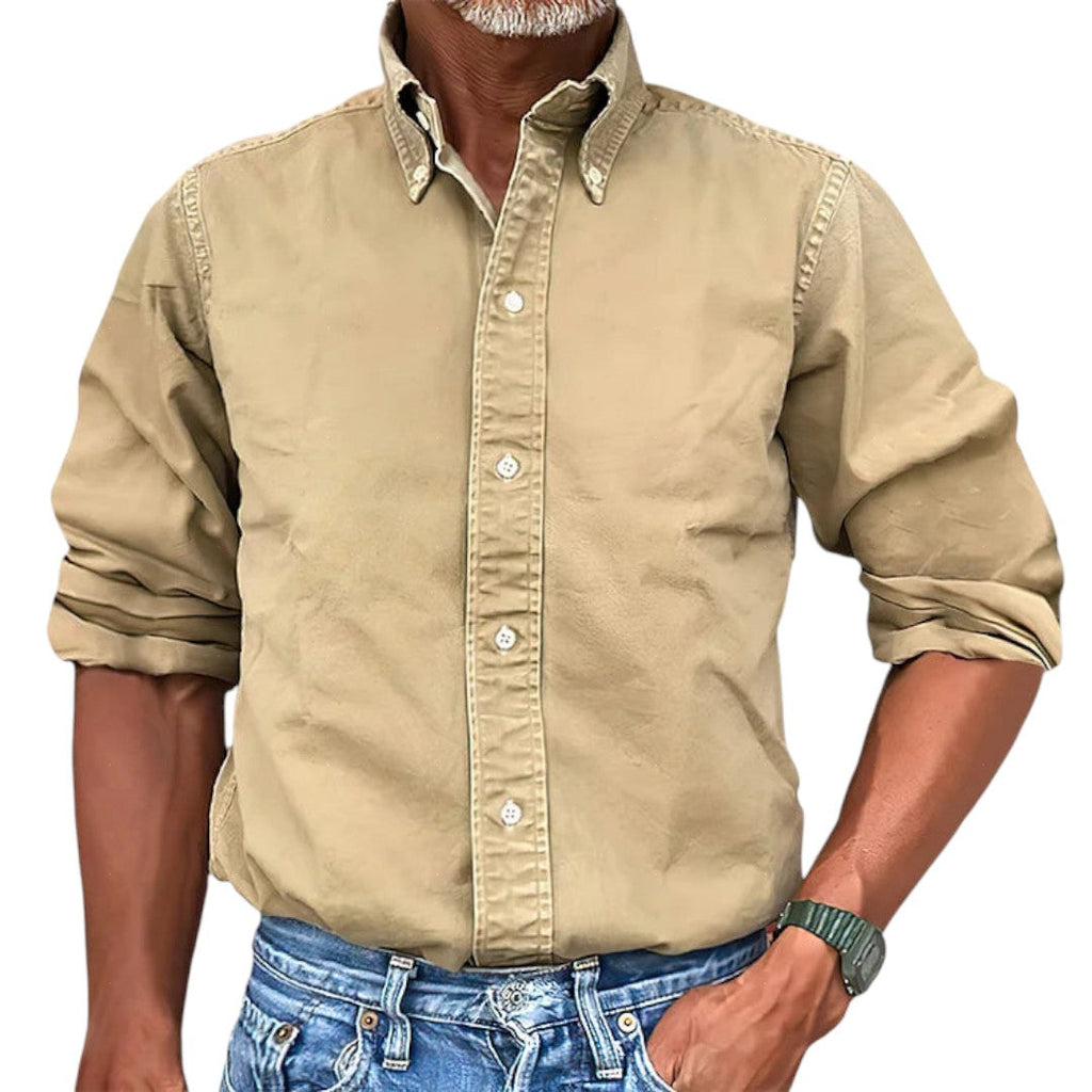 Javier | Camisa de manga larga sin arrugas