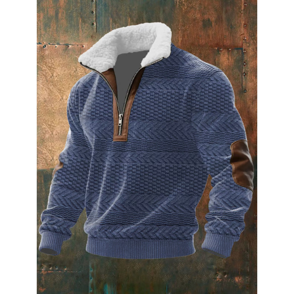 Cristian™ | Suéter de forro polar con cremallera y cuello alto