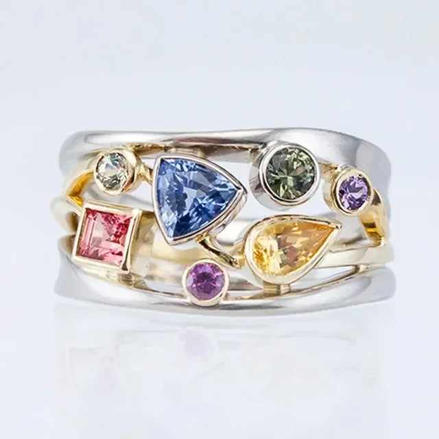 ECLATS DE COULEUR™ |ANILLO VINTAGE MULTICOLOR