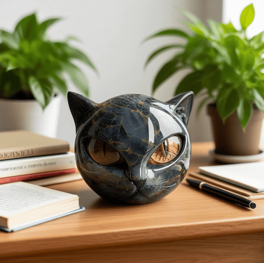 NIXTAR™ |  ESCULTURA GATO MÍSTICO