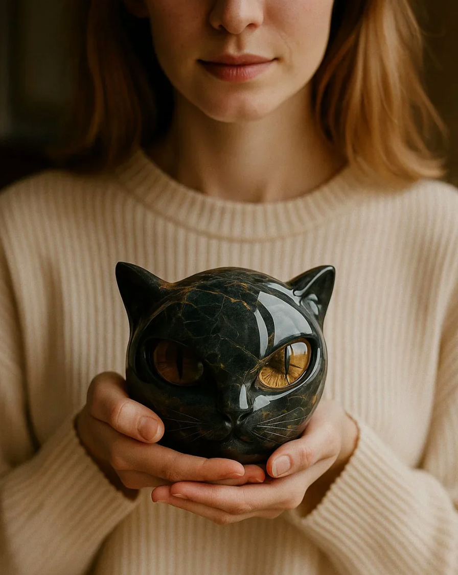 NIXTAR™ |  ESCULTURA GATO MÍSTICO