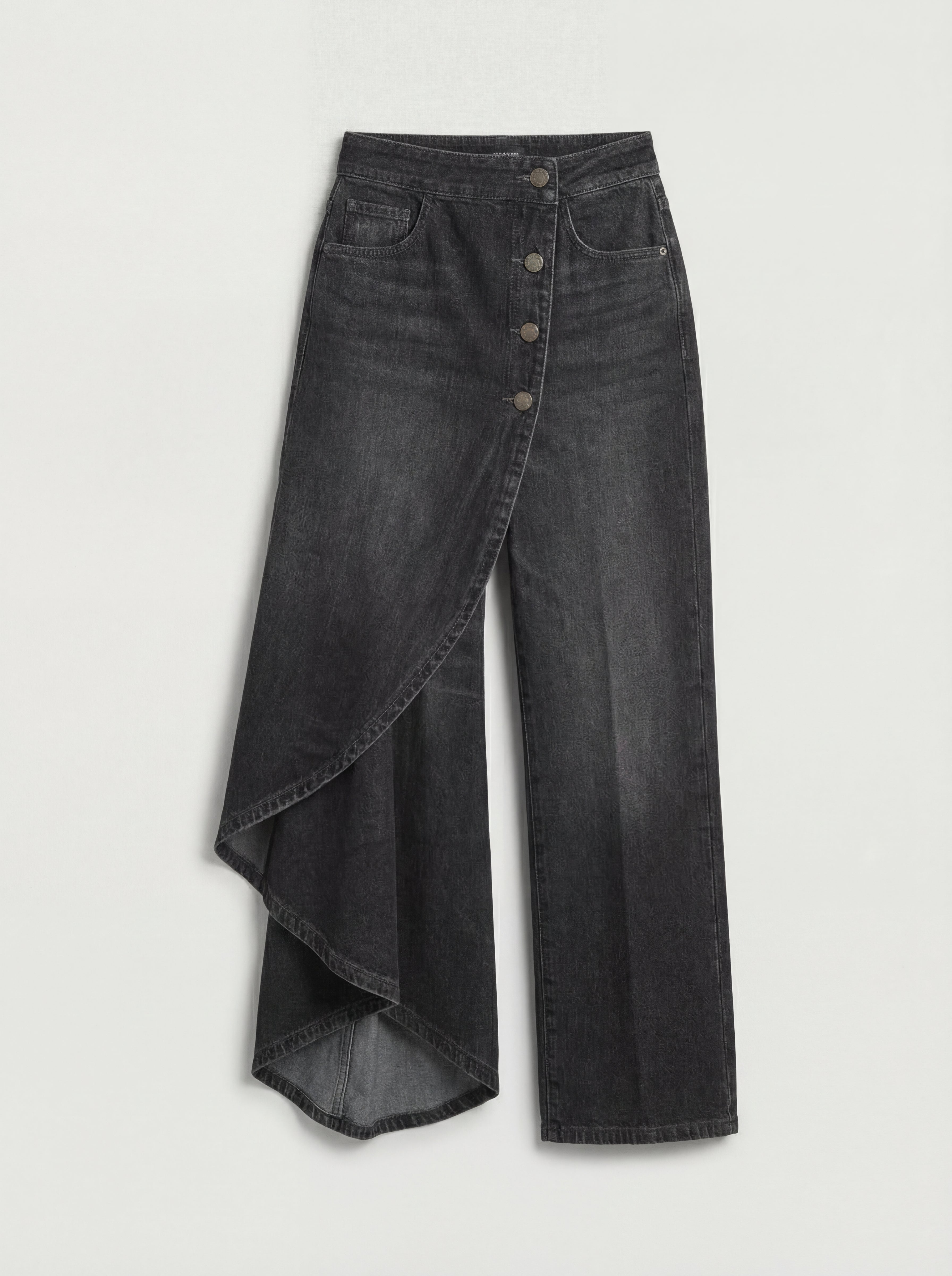 AITANA | PANTALÓN PALAZZO DENIM CRUZADO