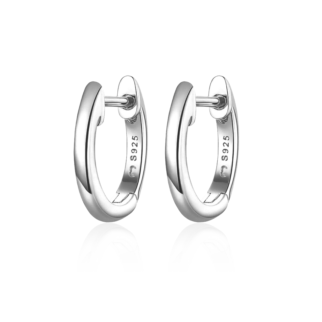 PENDIENTES ARO VALENTINO COSTA PLATA