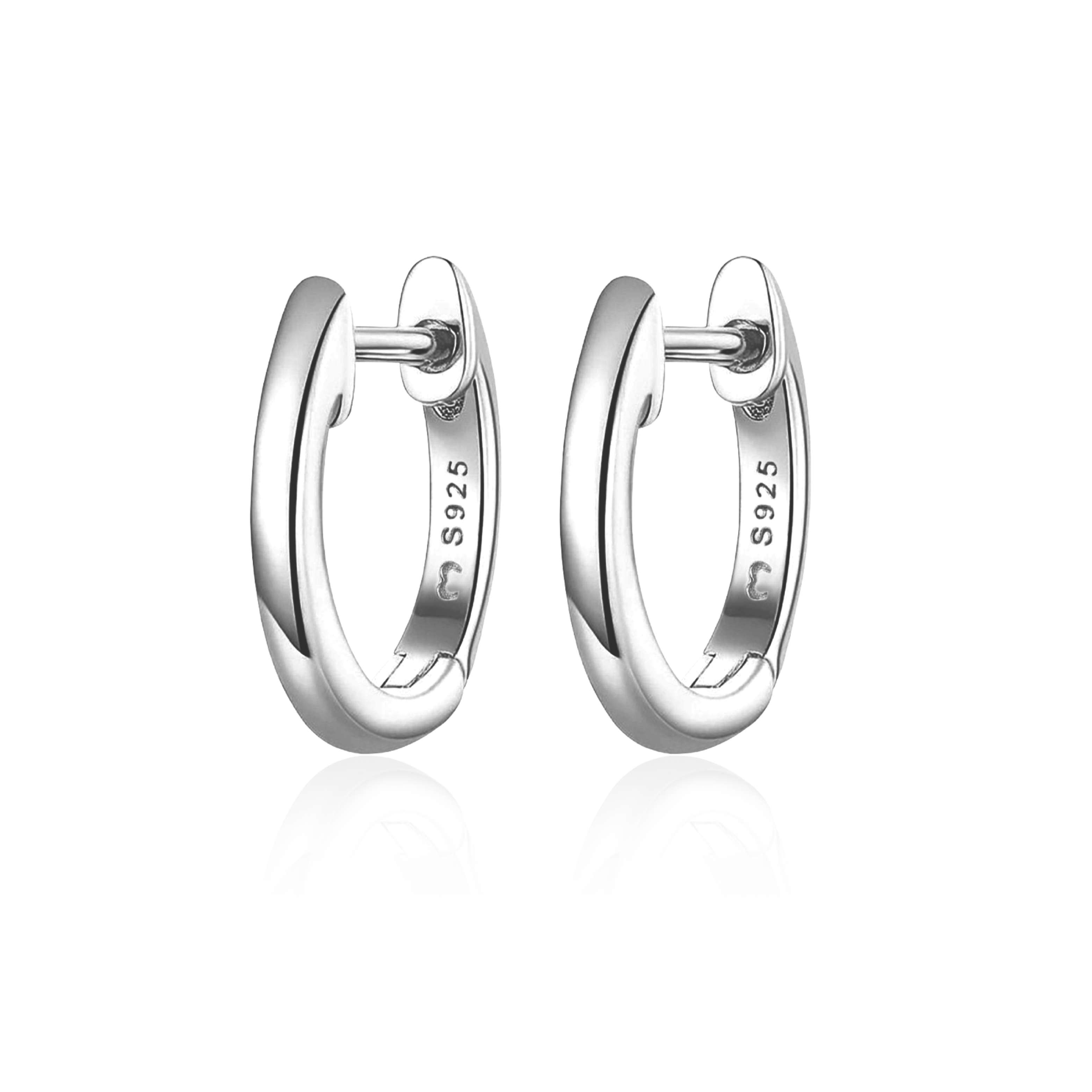 PENDIENTES ARO VALENTINO COSTA PLATA