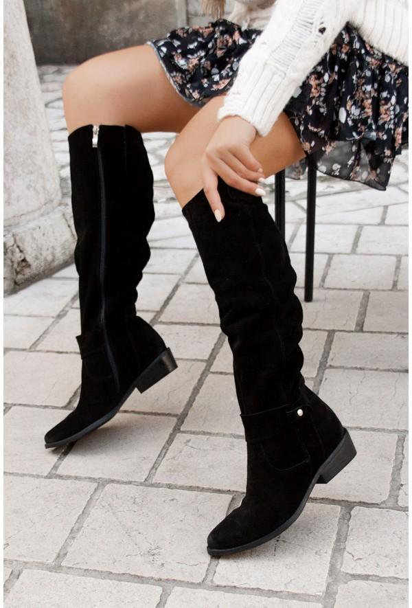 Lina | Botas de ante cómodas y cálidas para mujeres