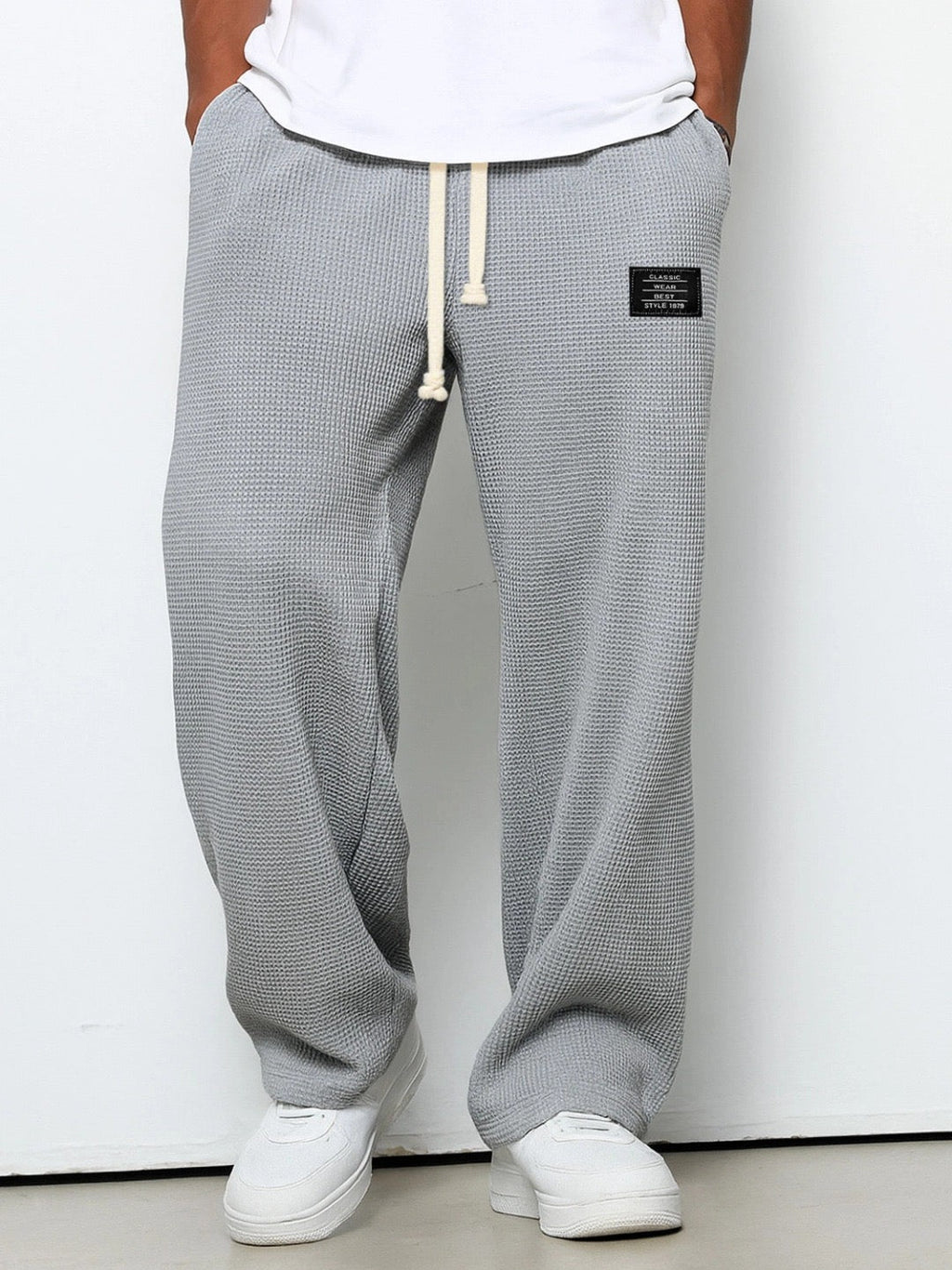 Nicolas | Pantalones de pierna ancha y cintura ajustable