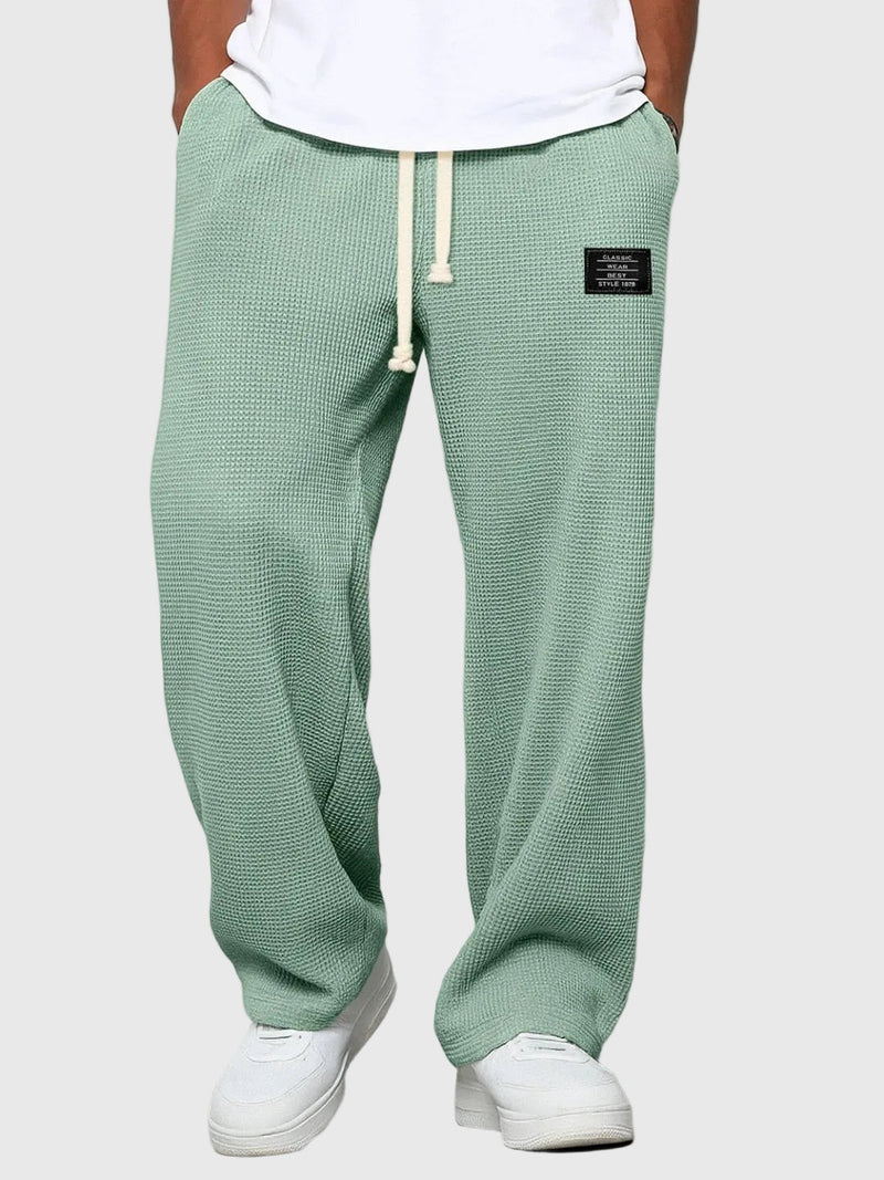 Samuel | Pantalones de Pierna Ancha con Cintura Ajustable