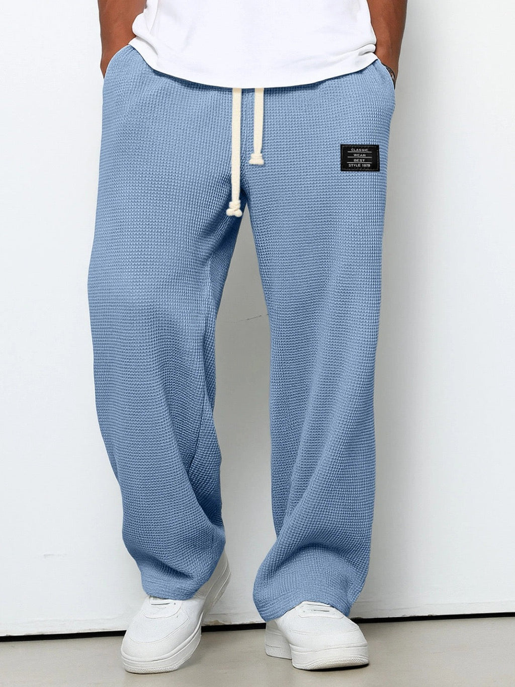 Nicolas | Pantalones de pierna ancha y cintura ajustable
