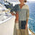 MARTINA | Vestido cuello redondo con estampado