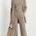 María - Conjunto de 3 piezas de cárdigan largo, top y pantalón