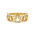 ANILLO VALENTINO COSTA DORADO CALADO CON CIRCONITAS