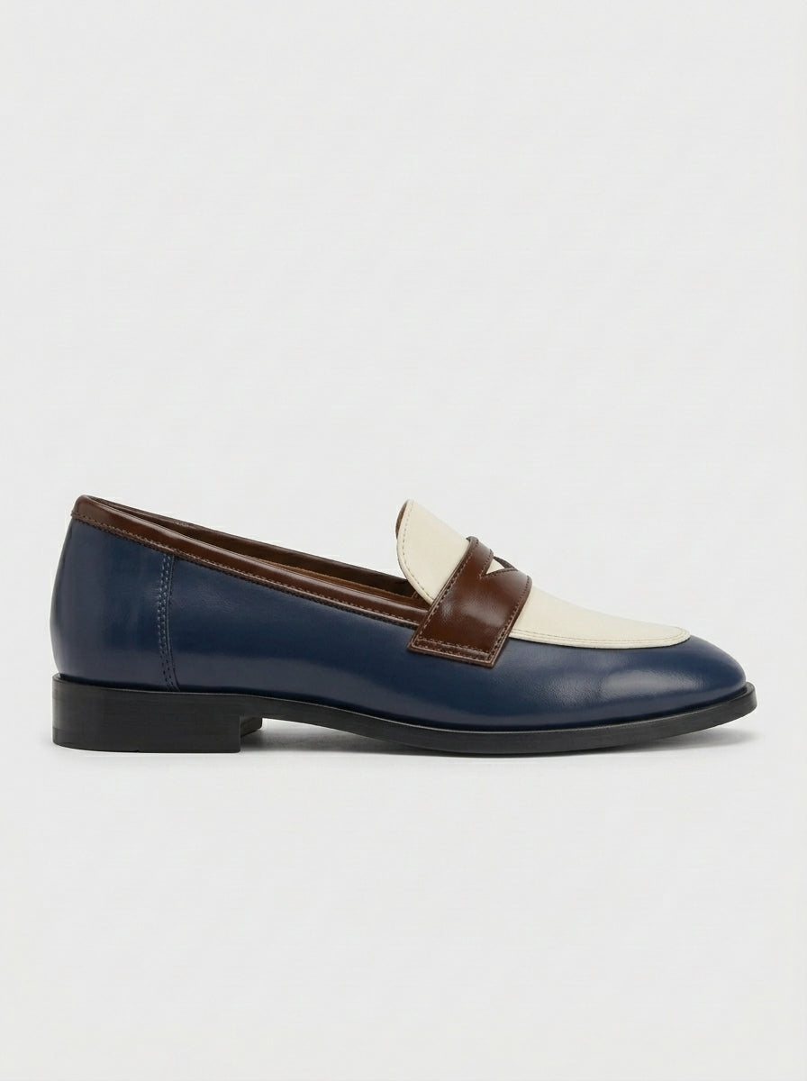 CLAUDIA | MOCASINES EN CONTRASTE