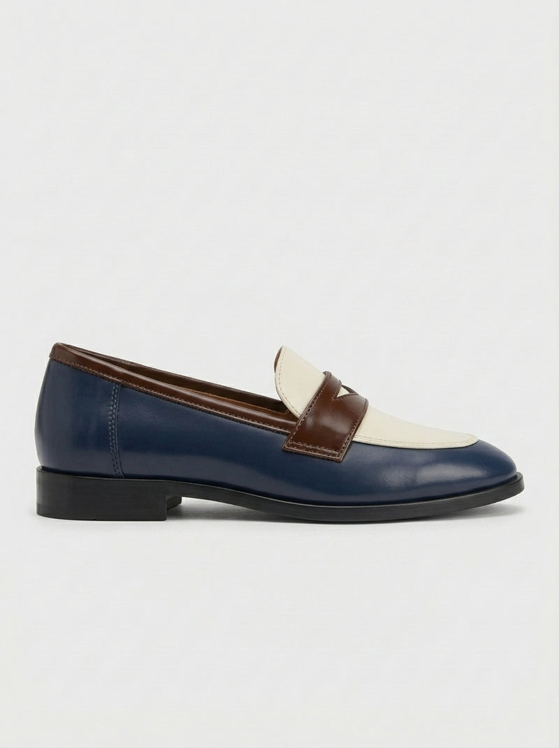 CLAUDIA | MOCASINES EN CONTRASTE