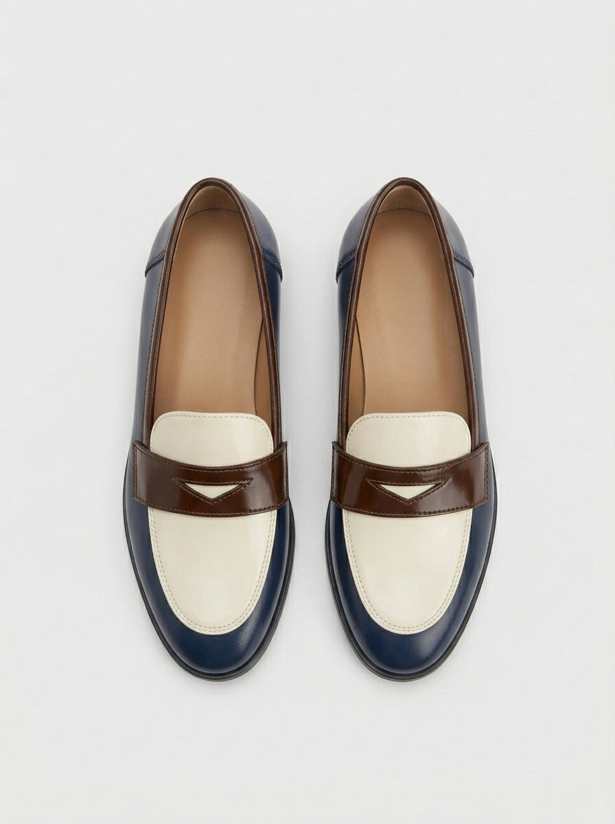 CLAUDIA | MOCASINES EN CONTRASTE