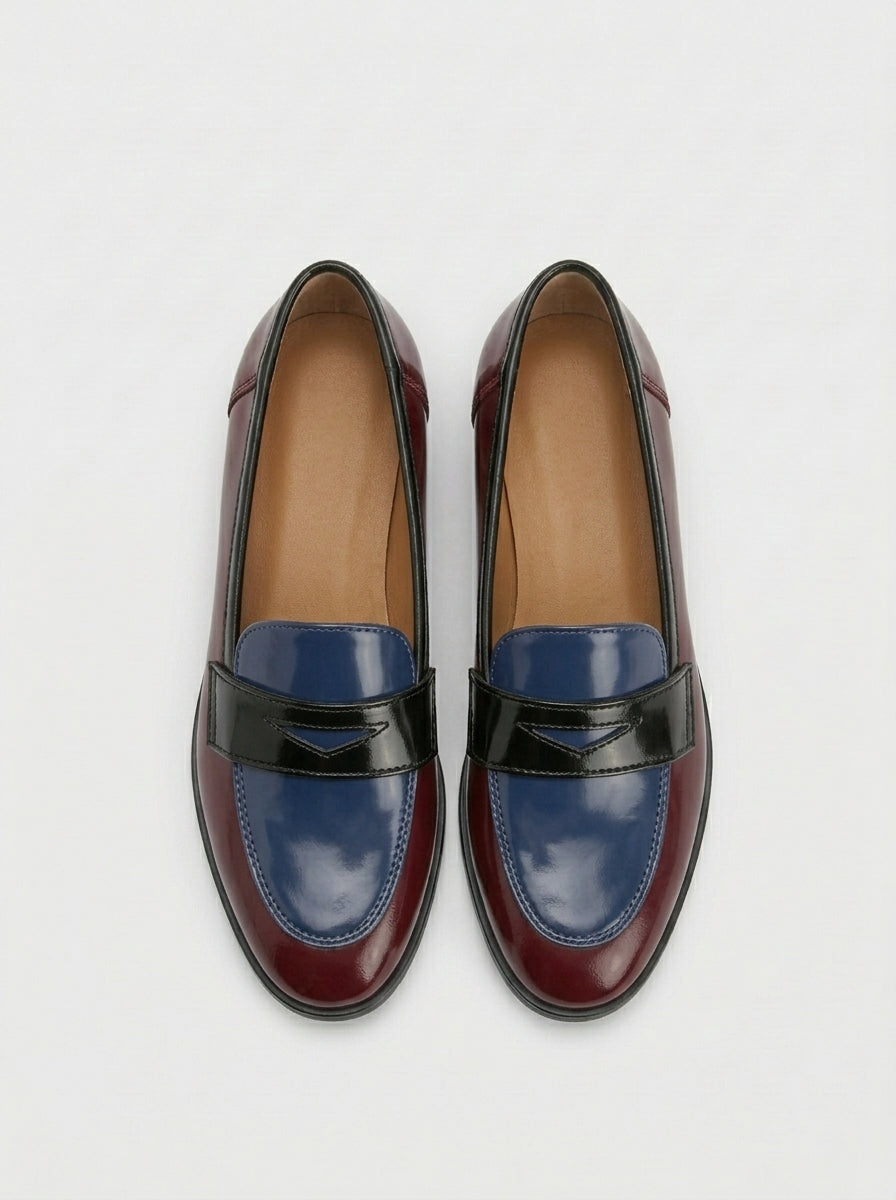 CLAUDIA | MOCASINES EN CONTRASTE